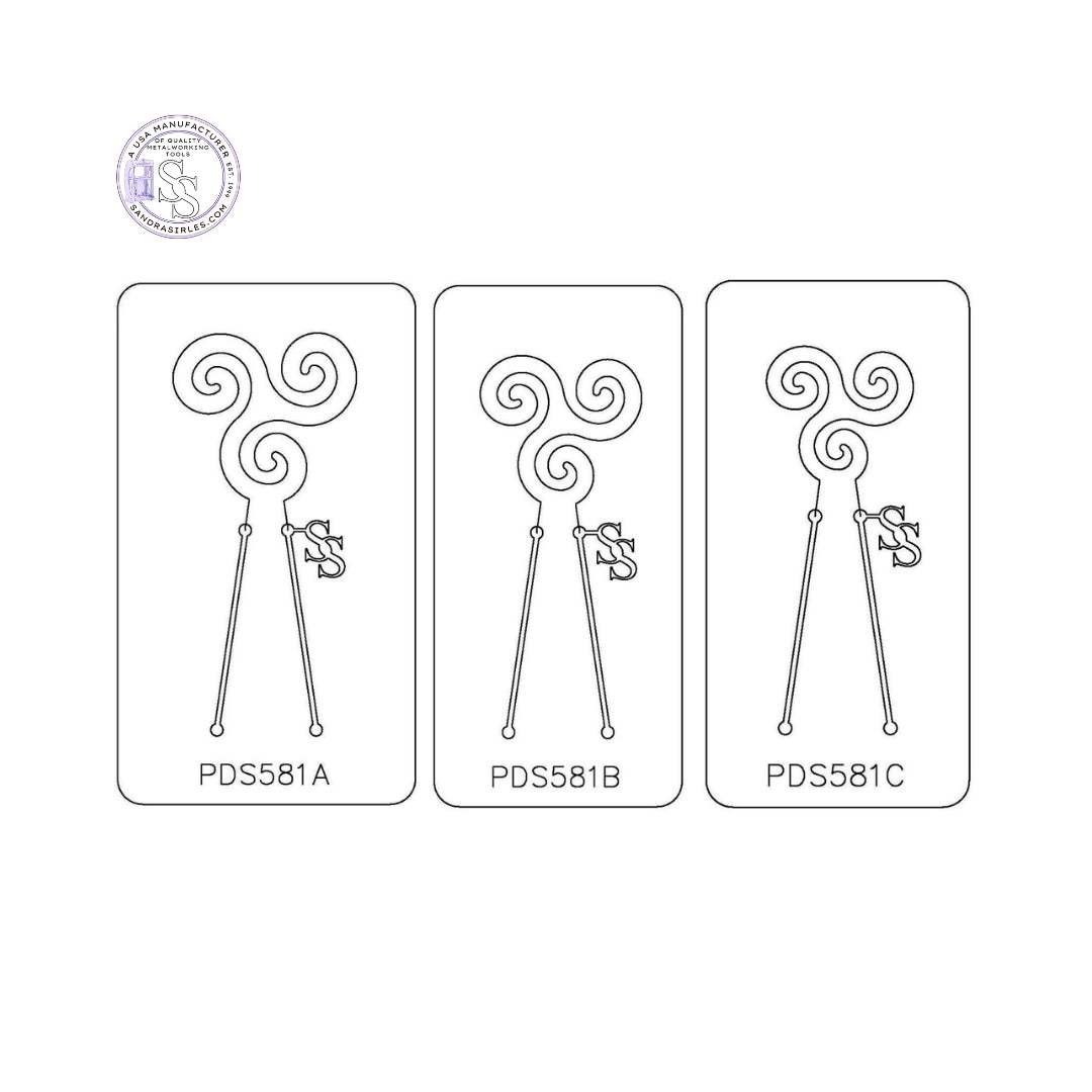 PANCAKE DIE PDS581 SHAPE 81 CURLS